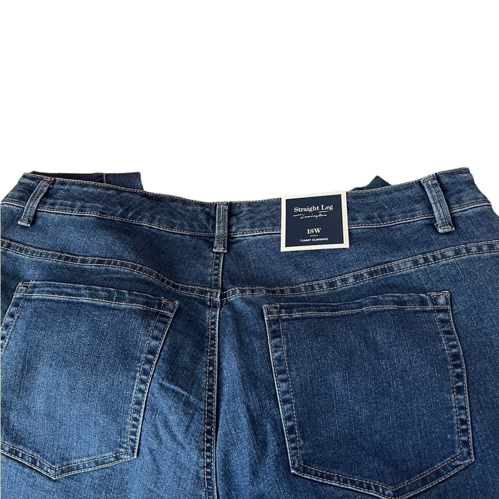 Charter Club straight leg Lexington Denim jeans  Size 18W tummy slimming. - Picture 5 of 5